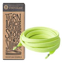 Neon Green Flat Elastic Stretch Shoe Laces The Original Stretchlace
