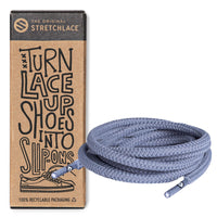 Grey Round Elastic Stretch Shoe Laces The Original Stretchlace