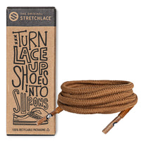 Light Brown Round Elastic Stretch Shoe Laces The Original Stretchlace