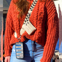 SaveTheGirls SaveTheGirls Clip & Go Strap w/Zippered Pouch Chevron