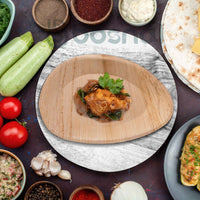 Bosnal - Palm Leaf Biodegradable Plates, 10 inch, Oval Bosnal