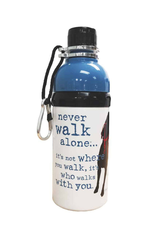 Dog is Good Dog is Good Dog Water Bottle: Never Walk Alone