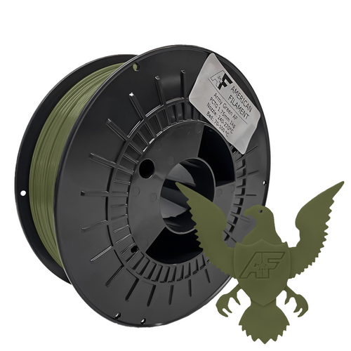 Army Green AF 1.75mm PCTG Filament Made in the USA! American Filament