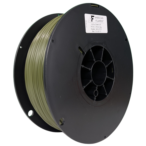 Army Green AF 1.75mm PCTG Filament Made in the USA! American Filament