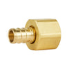 PEX-B Crimp 1/2" PEX x 1/2" Female NPT Brass Swivel Adapter (Lead Free) Plumbingsell
