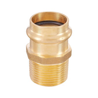 1" Copper Press x 1" Male Brass Adapter (Lead Free)