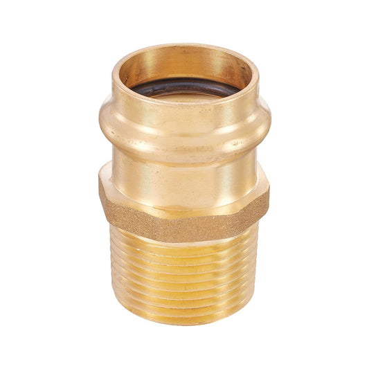 1" Press x 1" Male Brass Adapter (Lead Free)