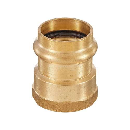 1" Copper Press x 1" Female Brass Adapter (Lead Free)