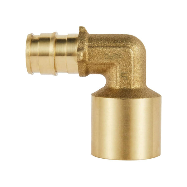 PEX A Expansion 1/2" PEX x 3/4" Female Sweat F1960Elbow (Lead Free) Plumbingsell