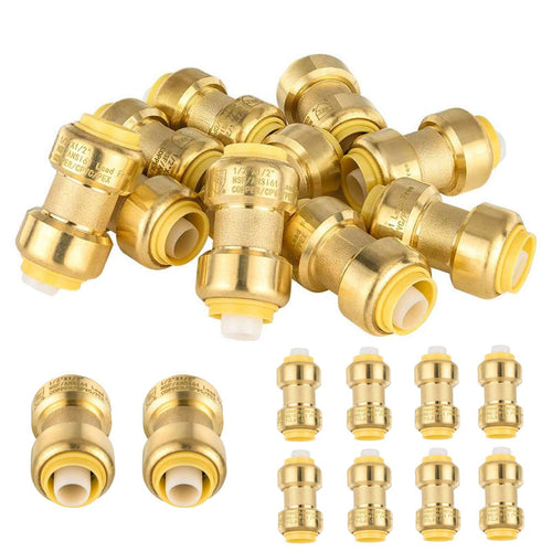 Pro 20-Pack 1/2" Push Fit Couplings