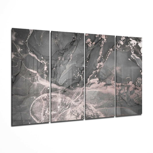 Insigneart USA Insigneart USA Marble 4 Pieces Mega Glass Wall Art (59"x36")