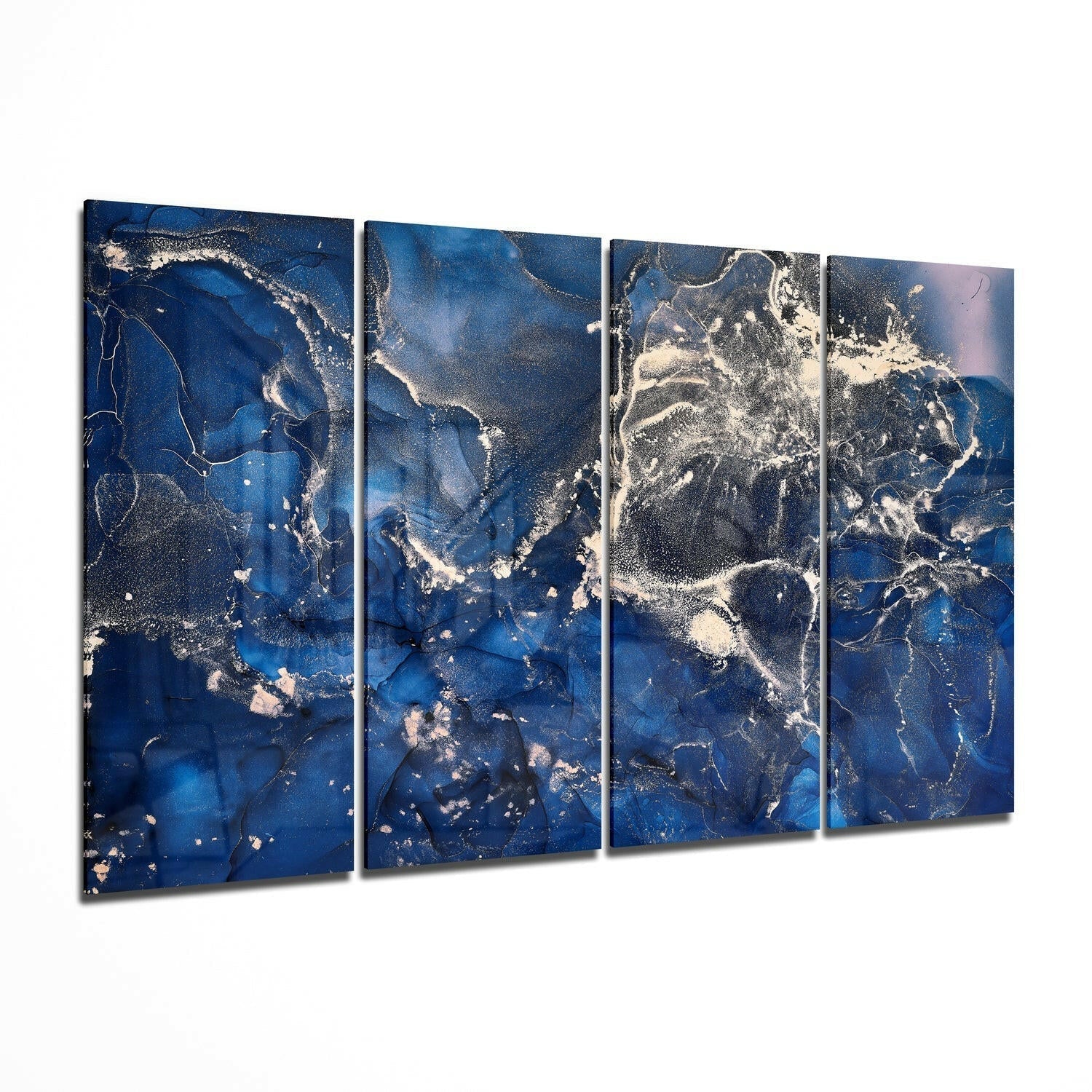 Insigneart USA Insigneart USA Marble 4 Pieces Mega Glass Wall Art (59"x36")