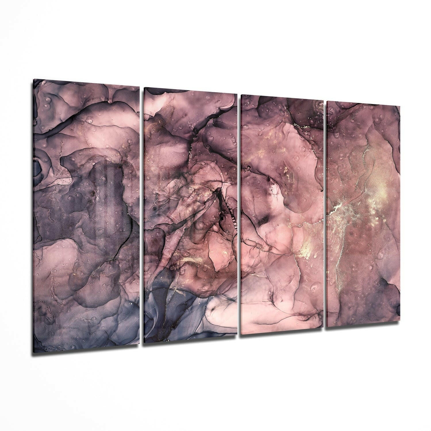 Insigneart USA Insigneart USA Marble 4 Pieces Mega Glass Wall Art (59"x36")