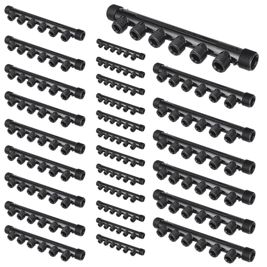 30 Pcs PPSU Manifold 3/4" MPT x 3/4" MPT x Six 1/2"