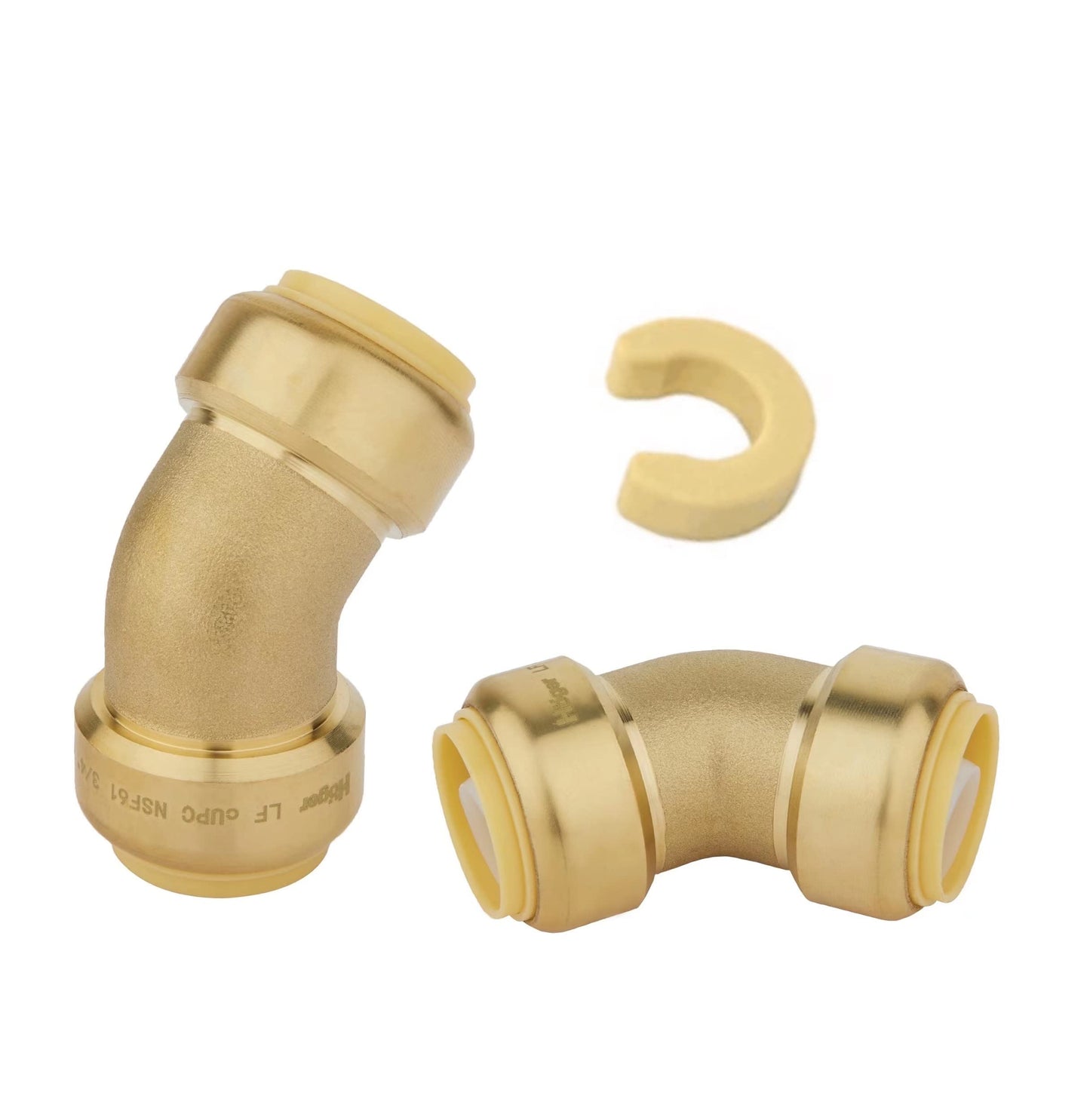 30 Pcs 1/2" x 1/2" 45° Push Fit Elbow