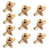PEX A Expansion 1/2" PEX x 1/2" PEX x 1/2" Female NPT Drop Ear Tee(Lead Free) Plumbingsell