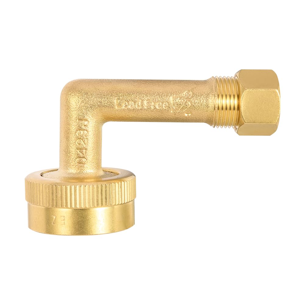 3/8" OD x 3/4" F FHT Dishwasher Swivel Elbow