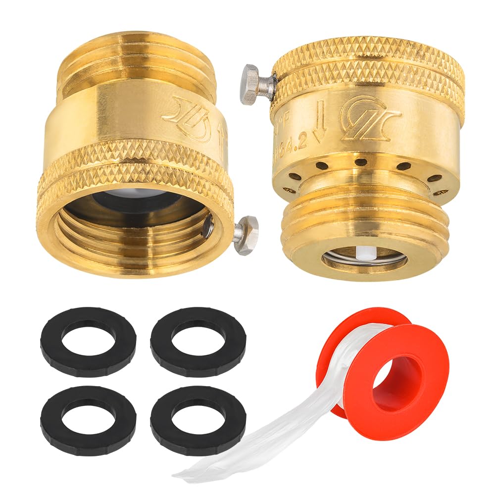 Anti Siphon Vacuum Breakers Set, 3/4" Backflow Preventer