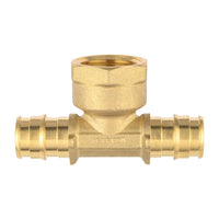 PEX A Expansion 1/2" PEX x 1/2" PEX x 1/2" Female Threaded F1906 Tee (Lead Free) Plumbingsell