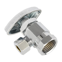10 Pcs 1/2" FIP x 3/8" OD Compr. Angle Stop Valve, Multi Turn (Lead Free) Plumbingsell
