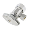 1/2" Nominal (5/8" OD) Comprx 3/8" OD Compr. Angle Stop Valve, Multi Turn (Lead Free)
