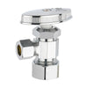 10 Pcs 1/2" Nominal (5/8" OD) Comprx 3/8" OD Compr. Angle Stop Valve, Multi Turn (Lead Free) Plumbingsell