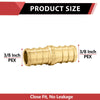 PEX-B Crimp 3/8" PEX X 3/8" PEX Coupling (Lead Free) Plumbingsell