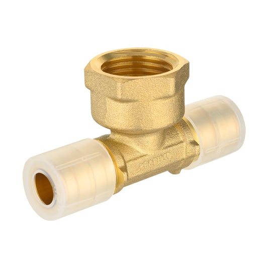 PEX A Expansion 3/4" PEX x 3/4" PEX x 1/2" Female Threaded F1960 Tee (Lead Free)