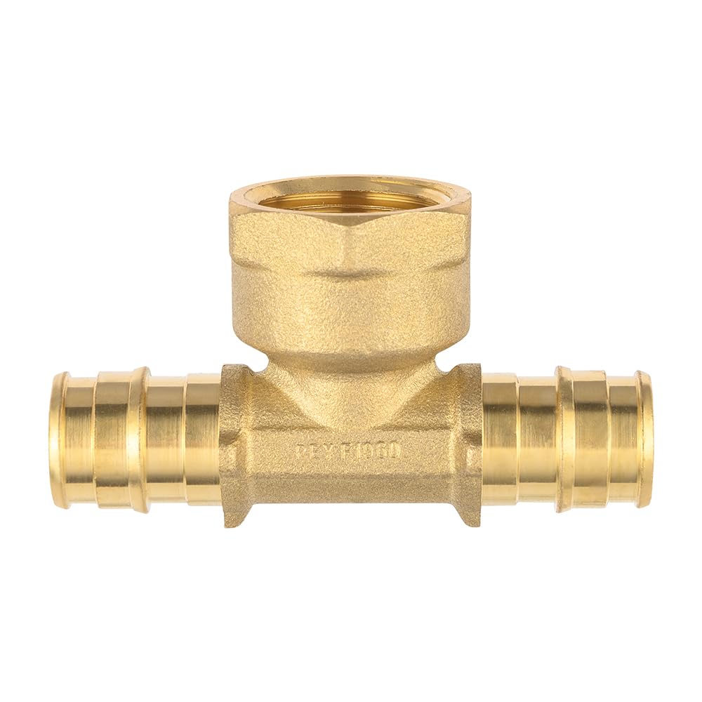 PEX A Expansion 3/4" PEX x 3/4" PEX x 1/2" Female Threaded F1960 Tee (Lead Free)
