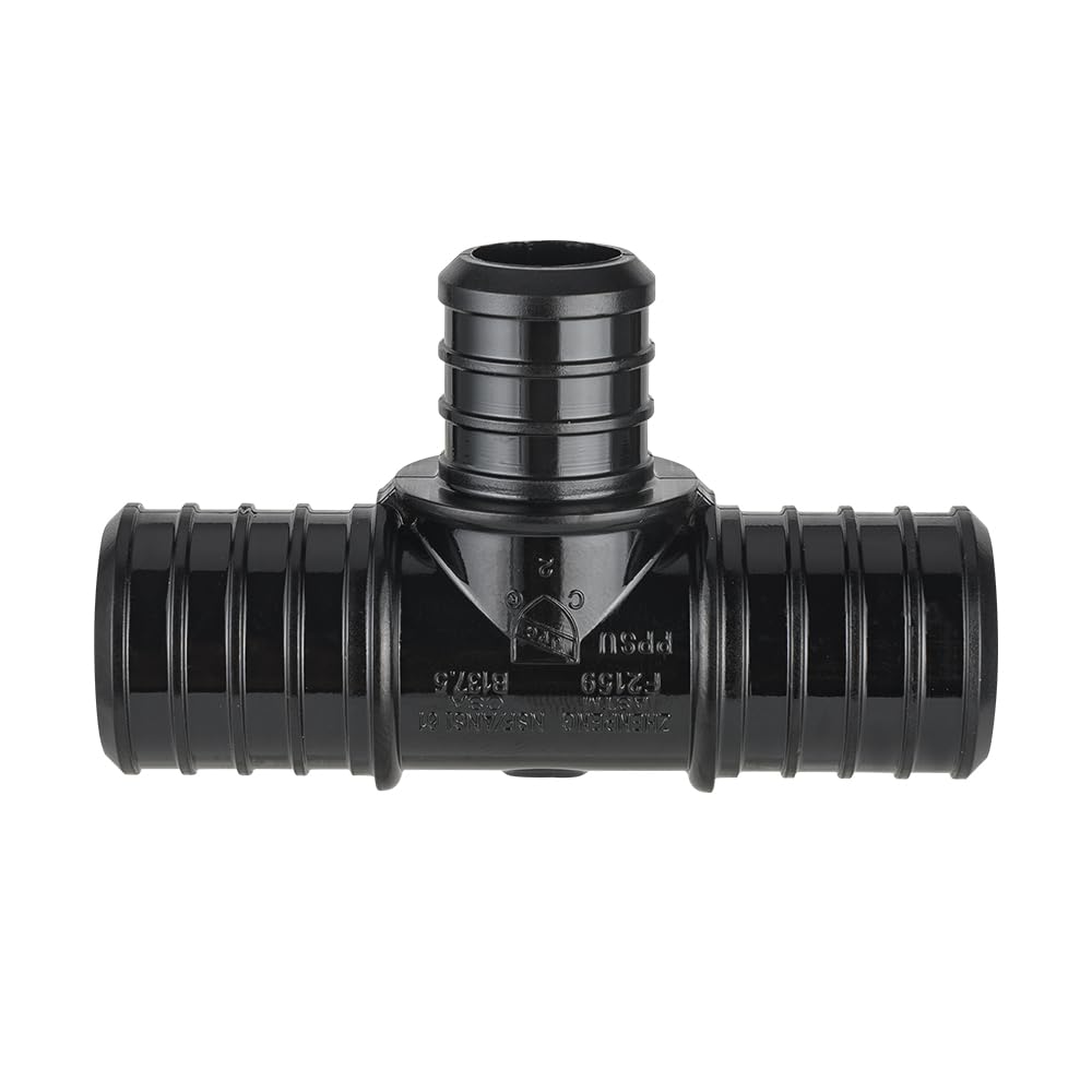 PEX-B Crimp 1" x 1" x 3/4" PPSU PEX Tee