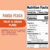 Organic Panda Peach - Fruit & Grain Purée