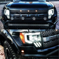 AlphaRex 09-14 Ford F150 NOVA-Series LED Projector Headlights Jet Black OffRoadUSA.com