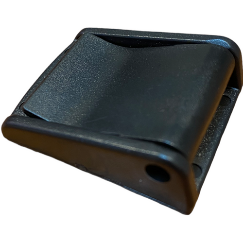 1" Black Acetal Cam Buckle / Cam Lever | 1CL RatchetStrap.Com