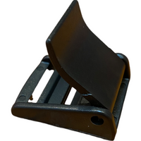 1" Black Acetal Cam Buckle / Cam Lever | 1CL RatchetStrap.Com