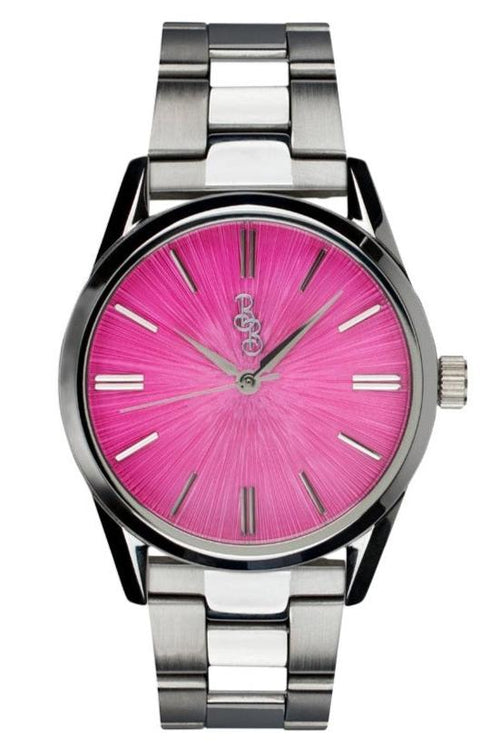 Pink Sunburst Watch The Beyond Boring Watch Company