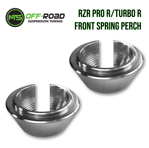 Polaris RZR Pro R/Turbo R/Pro S Billet Front Spring Perch Collars - Set of 2 MTS Off-Road