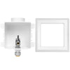 1/2" Push fit Inlet, Toilet Outlet Box, with Installed 1/4 Turn Ball Valve Plumbingsell