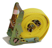 12, 16 or 20 Ft Interior Van Ratchet Strap with 1/pc Spring "E" Fittings RatchetStrap.Com