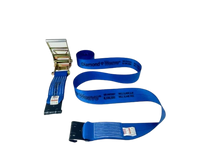 DiamondWeave™ 2" x 30 Ft Ratchet Strap w/ Flat Hooks  | R30FDW RatchetStrap.Com