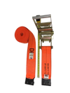 DiamondWeave™ 4" x 30 Ft Ratchet Strap w/ Flat Hooks  | R430FDW RatchetStrap.Com