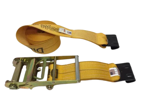 DiamondWeave™ 2" x 30 Ft Ratchet Strap w/ Flat Hooks  | R30FDW RatchetStrap.Com
