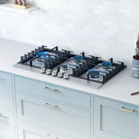 Rangaire 34" Gas Cooktop 5 Burners Stainless Steel RCG341S Rangaire Appliances