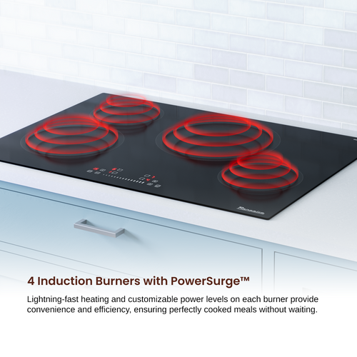 Rangaire 30" Induction Cooktop 4 Burners RCI301S Rangaire Appliances