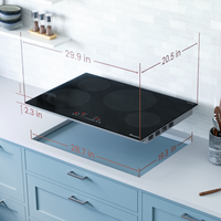 Rangaire 30" Induction Cooktop 4 Burners RCI301S Rangaire Appliances