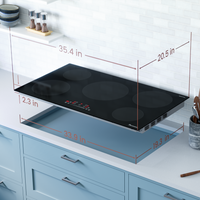 Rangaire 36" Induction Cooktop 5 Burners RCI361S Rangaire Appliances