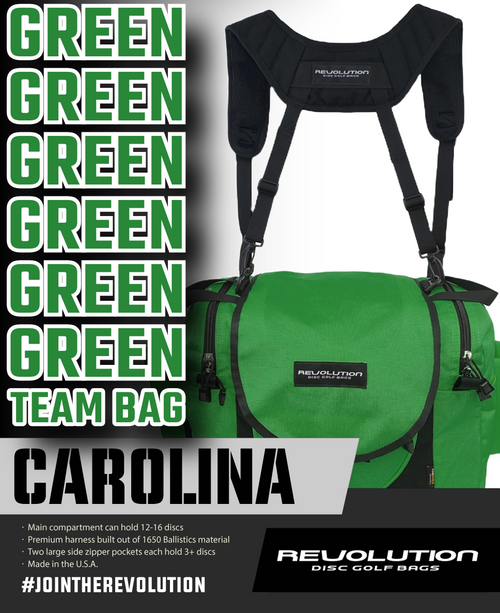 Revolution Carolina Team V3 Disc Golf Bag - Forest Gotta Go Gotta Throw
