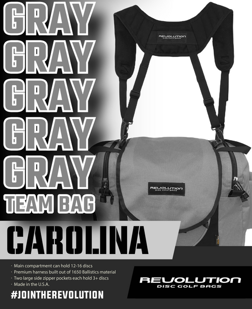 Revolution Carolina Team V3 Disc Golf Bag - Mountain Mist Gotta Go Gotta Throw