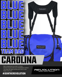 Revolution Carolina Team V3 Disc Golf Bag - Sapphire Gotta Go Gotta Throw
