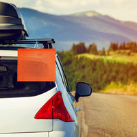 Mesh Flag Red Emergency Warning Wire Rod | RMF RatchetStrap.Com