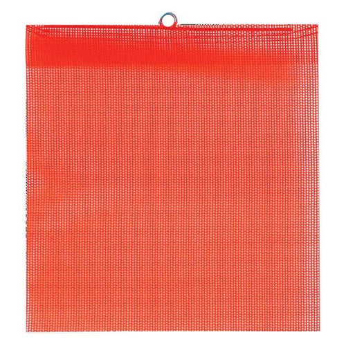 Mesh Flag Red Emergency Warning Wire Rod | RMF RatchetStrap.Com
